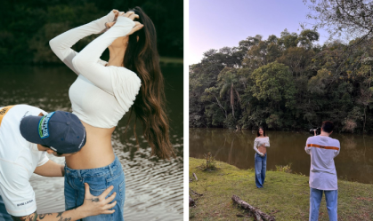 Fãs já suspeitavam de gravidez de Jade e Luan Santana em gravação de novo DVD