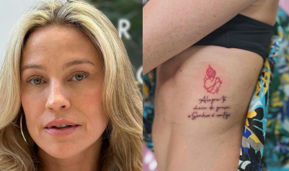 Luana Piovani mostra nova tatuagem com trecho da Bíblia: "Devoção"