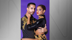 Lucy Alves e Fernando Perrotti no tango