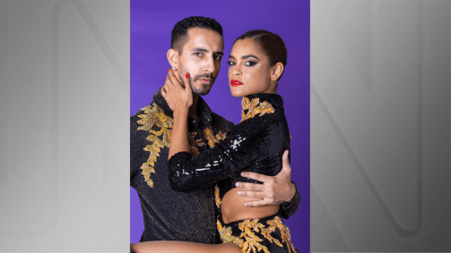 Lucy Alves e Fernando Perrotti no tango