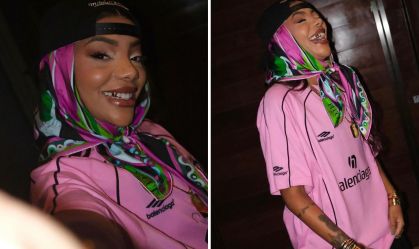 Ludmilla posta foto com acessório nos dentes