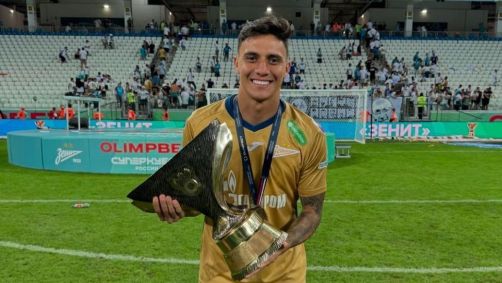 Gustavo Mantuan foi campeão da Supercopa da Rússia com o Zenit