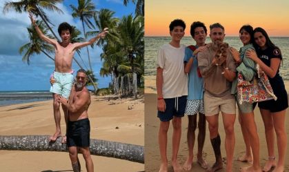 Marcos Mion posta vídeo com Romeo e explica ausência dos outros filhos