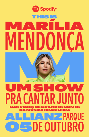 Spotify anuncia show "This Is Marília Mendonça", com grandes nomes da música brasileira homenageando a cantora / Divulgação/Spotify