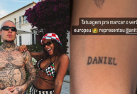 MC Daniel diz que Anitta tatuou seu nome e cantora desmente: 