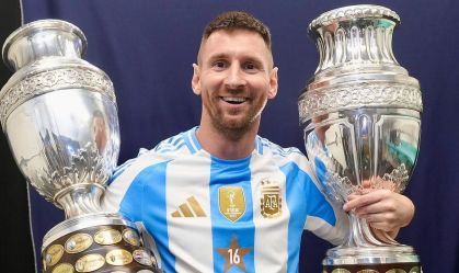 Messi foi campeão da Copa América em 2021 e 2024