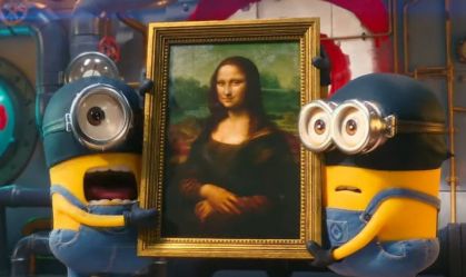 Minions "roubam" Mona Lisa na cerimônia de abertura dos Jogos Olímpicos