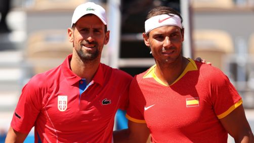 Djokovic e Nadal se enfrentaram pela segunda rodada da chave simples masculina