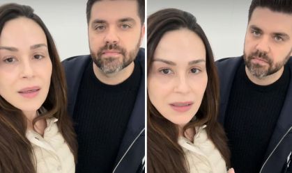 Nadja Haddad diz que filho de 3 meses está internado após cirurgia de emergência