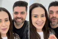 Filho de Nadja Haddad deixa a incubadora após nascimento prematuro