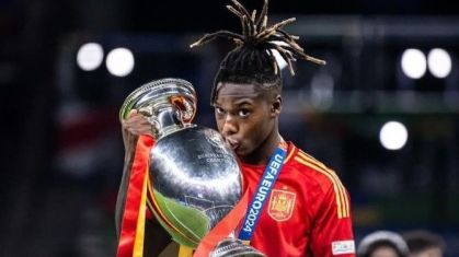Nico Williams, destaque da Espanha no título da Eurocopa