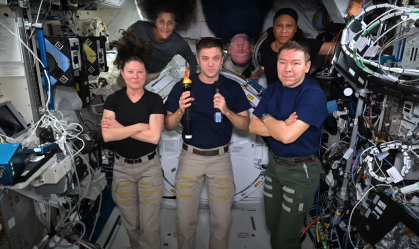 Brincadeira inclui os tripulantes da Starliner, que estão há mais de um mês na ISS fazendo testes na espaçonave da Boeing