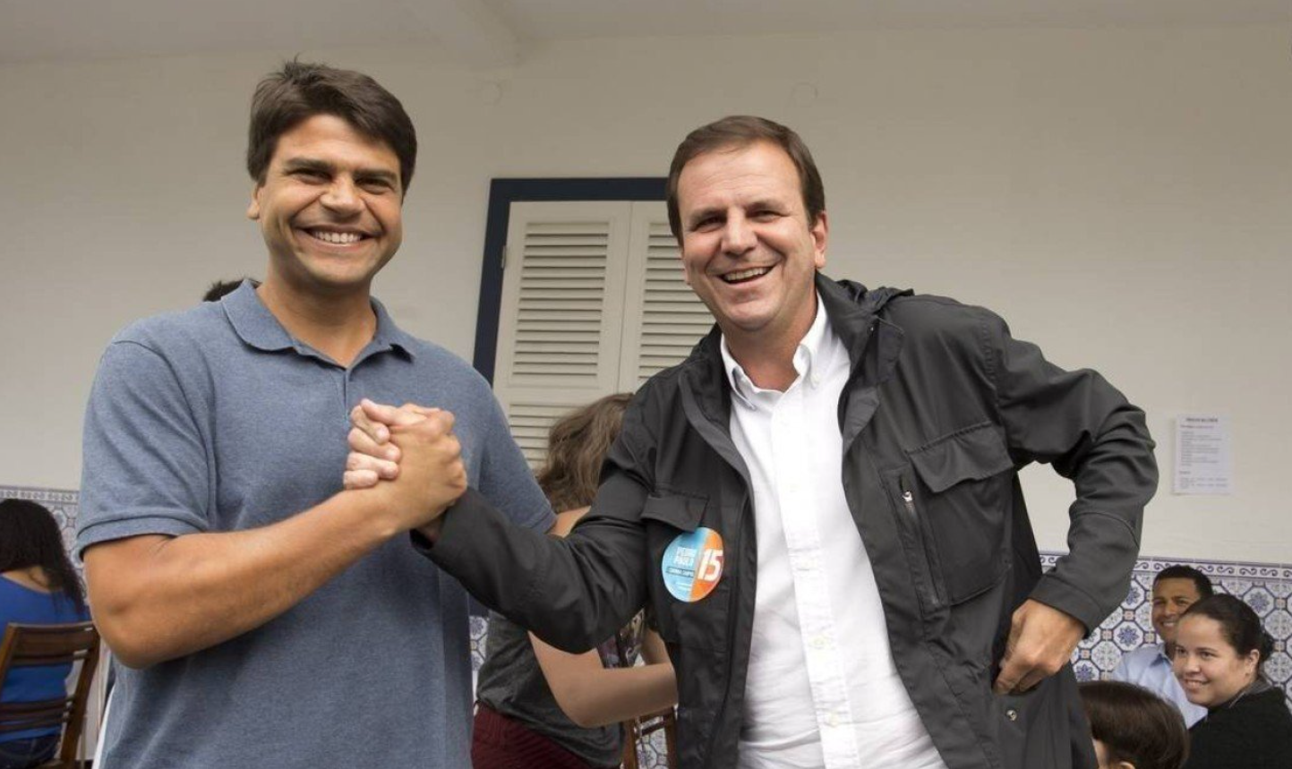 Pedro Paulo e Eduardo Paes