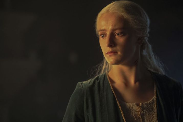 Phia Saban como Helaena Targaryen em "A Casa do Dragão" / Ollie Upton/HBO