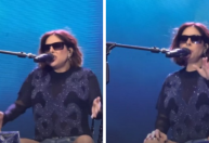 Pitty retorna aos palcos e faz show sentada após cirurgia de emergência