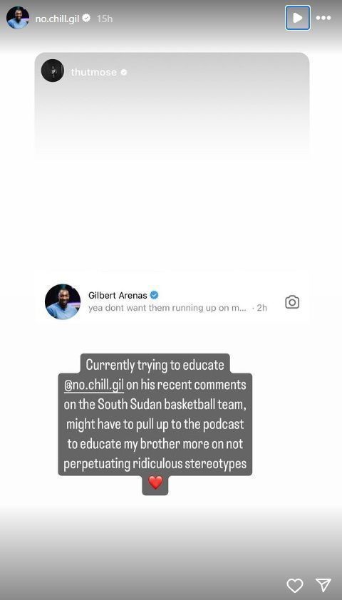 Arena republicou postagem de músico nigeriano / Reprodução/Instagram