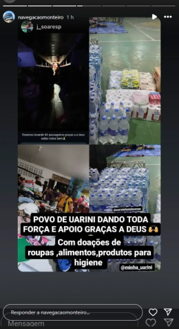 Grande embarcação de passageiros pega fogo no Amazonas / Reprodução/Redes sociais