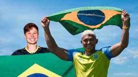 Raquel Kochhann e Isaquias Queiroz serão os porta-bandeiras do Brasil em Paris 2024