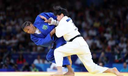 Rafaela Silva foi superada pela japonesa Haruka Funakubo na luta pela medalha de bronze