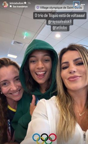 Tatiana Lobo, Rayssa Leal e Leticia Bufoni / Reprodução/Instagram