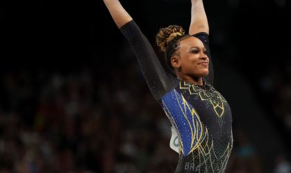 Rebeca Andrade nas Olimpíadas de Paris 2024