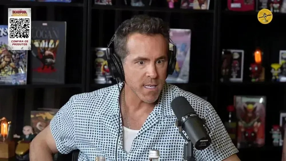 Ryan Reynolds, ator de Deadpool, em entrevista ao Podpah