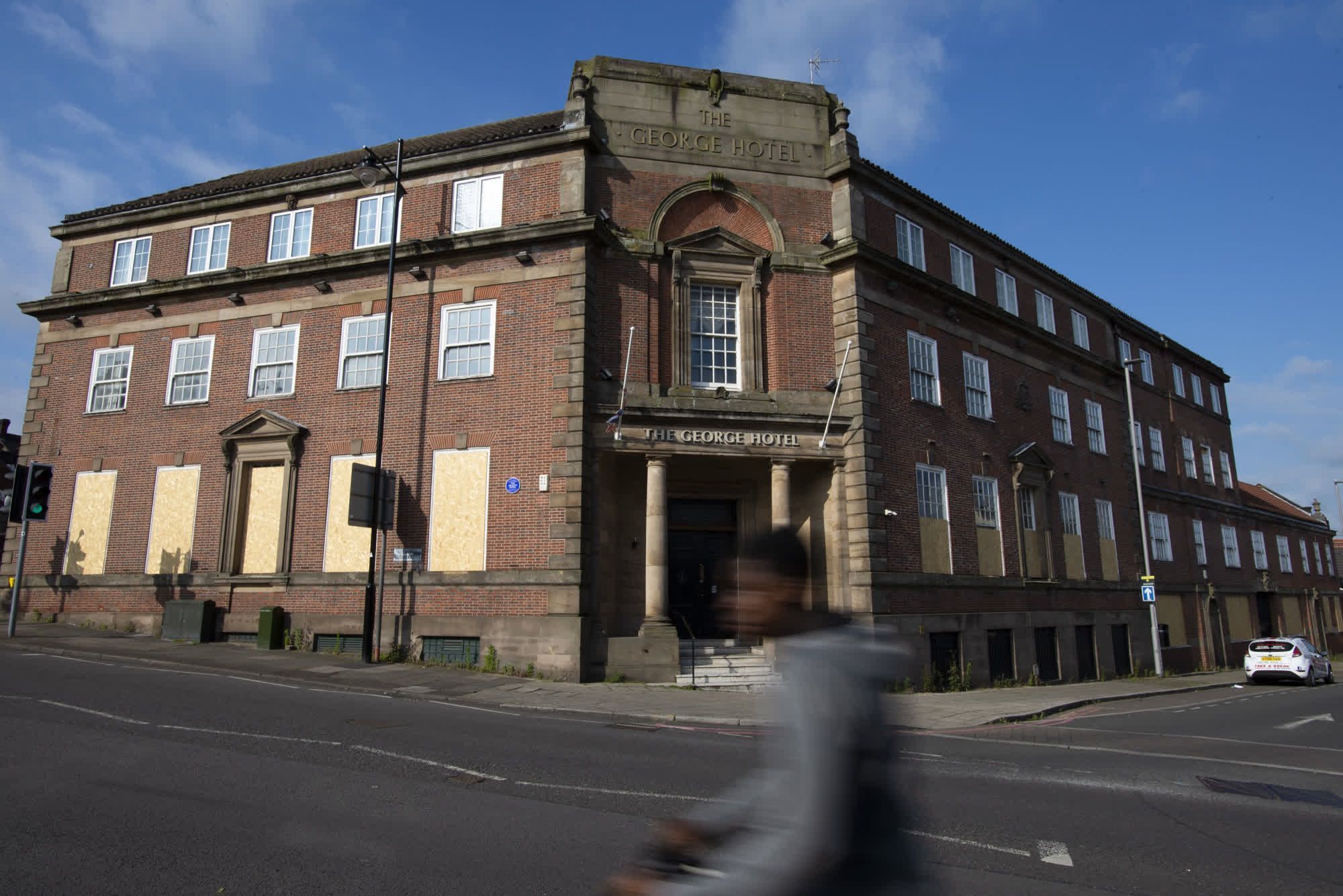 O George Hotel em Burslem foi fechado recentemente / Sarah Tilotta/CNN