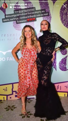 Sabrina Sato também homanegou Ingrid em seu Story / Instagram/Sabrina Sato