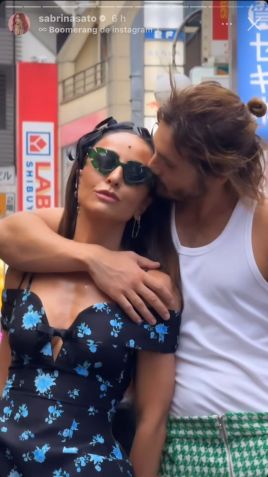 Sabrina Sato registrou passeio com o ator nas redes sociais / Instagram/Sabrina Sato