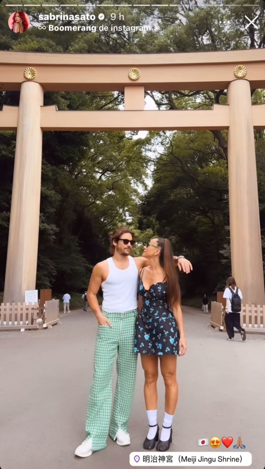 Sabrina Sato registrou passeio com o ator nas redes sociais / Instagram/Sabrina Sato