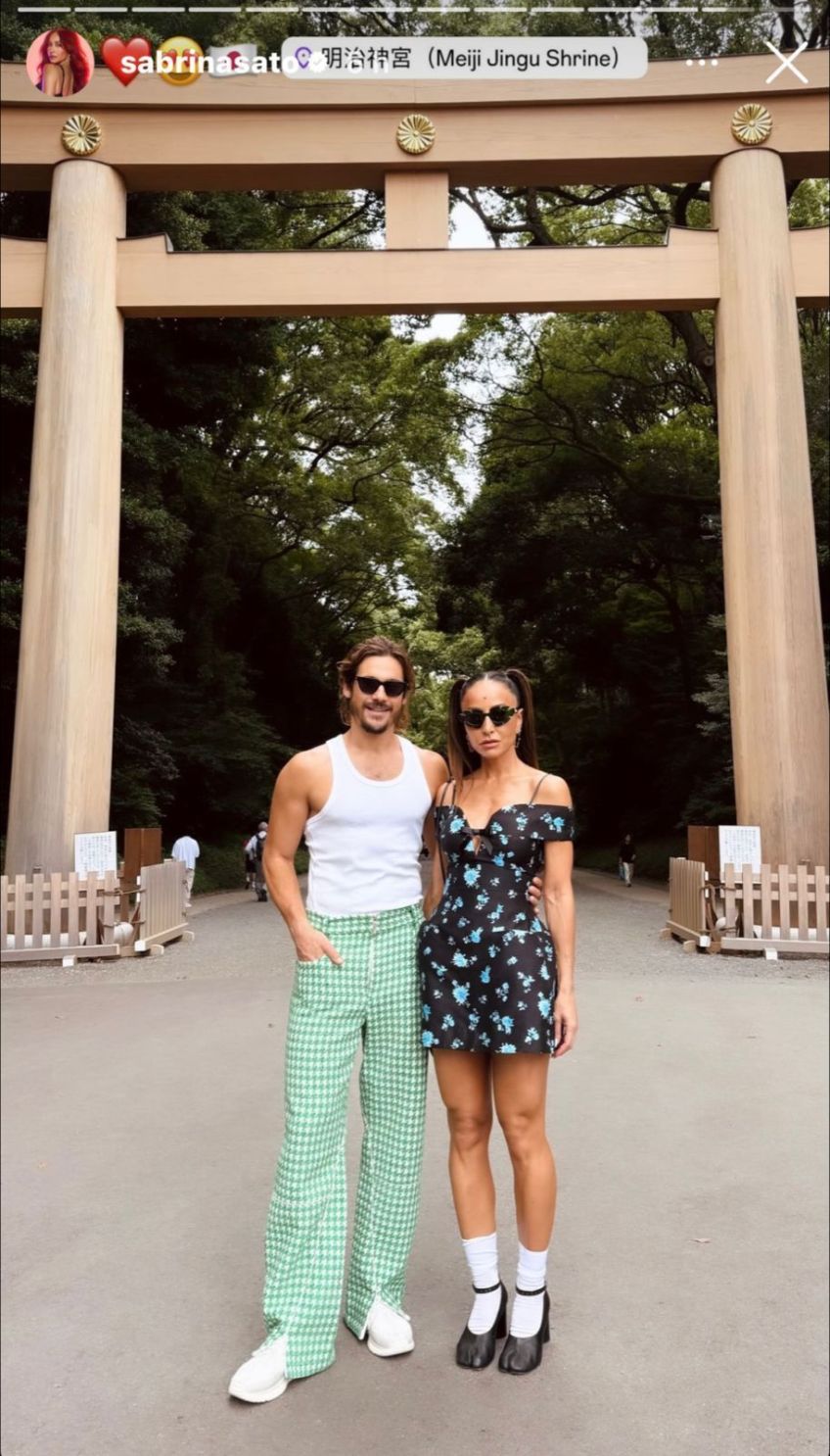 Sabrina Sato registrou passeio com o ator nas redes sociais / Instagram/Sabrina Sato