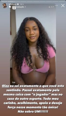 Samara Felippo lamenta Iza ter sido vítima de traição / Instagram/Samara Felippo