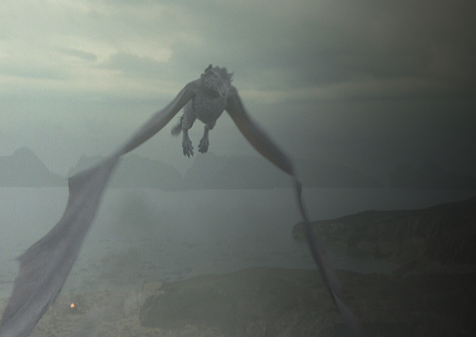 Dragão Seasmoke, de "A Casa do Dragão" / Foto: HBO