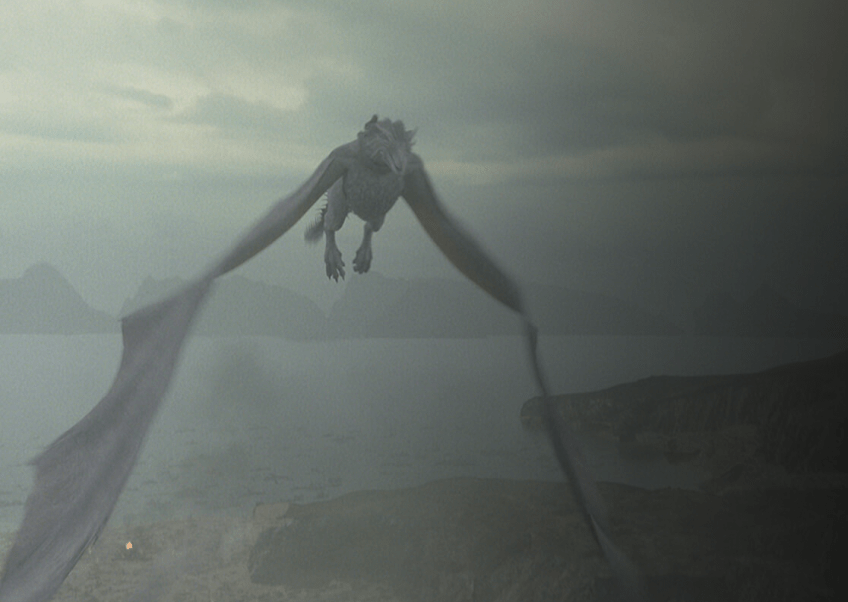 Dragão Seasmoke, de "A Casa do Dragão" / Foto: HBO