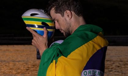 Atleta brasileiro homenageará Ayrton Senna na Olimpíada de Paris
