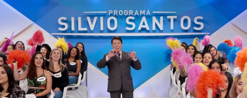 Silvio Santos em seu programa de auditório / Reprodução/Redes Sociais