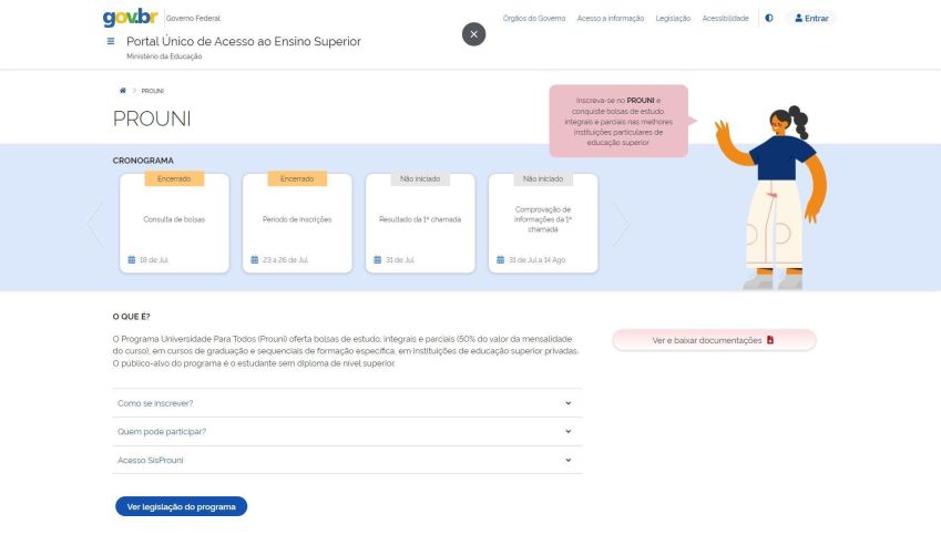 Portal Único de Acesso ao Ensino Superior / MEC