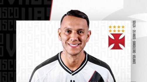Souza assinou com o Vasco até 2025