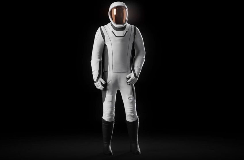 O traje espacial EVA da missão Polaris Dawn foi projetado para oferecer maior mobilidade aos astronautas. / Polaris Dawn