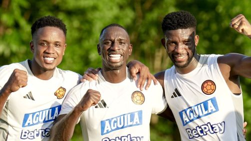 Treino da Seleção Colombiana