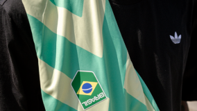 CBSK e adidas Skateboarding lançam uniformes do skate brasileiro para os Jogos Olímpicos. Peças têm arte original da artista visual Criola. Felipe Gustavo, que está classificado para Paris, participou da campanha de lançamento.