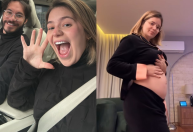 Grávida de 5 meses, Viih Tube comemora que "placenta subiu e colou"