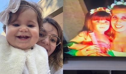 Viih Tube resgata vídeo da infância e se compara com a filha: "Minha cara"