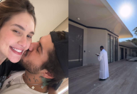 Virginia celebra mudança para nova mansão e convida padre para abençoar a casa