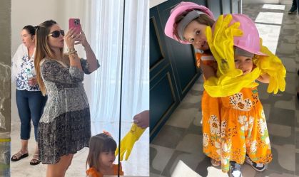 Virginia Fonseca mostrou filhas se divertindo em nova mansão