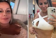 Viviane Araújo passa por cirurgia de hérnia umbilical: