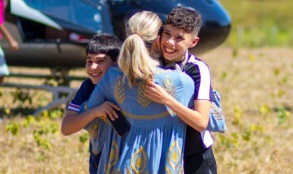 Wanessa Camargo afirmou que se sente "completa" por estar com os filhos