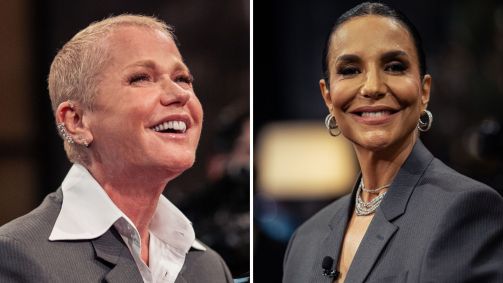 Xuxa e Ivete Sangalo combinam looks da grife de Sasha Meneghel