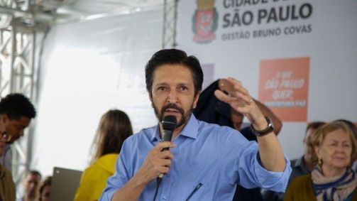 O prefeito de São Paulo, Ricardo Nunes (MDB)