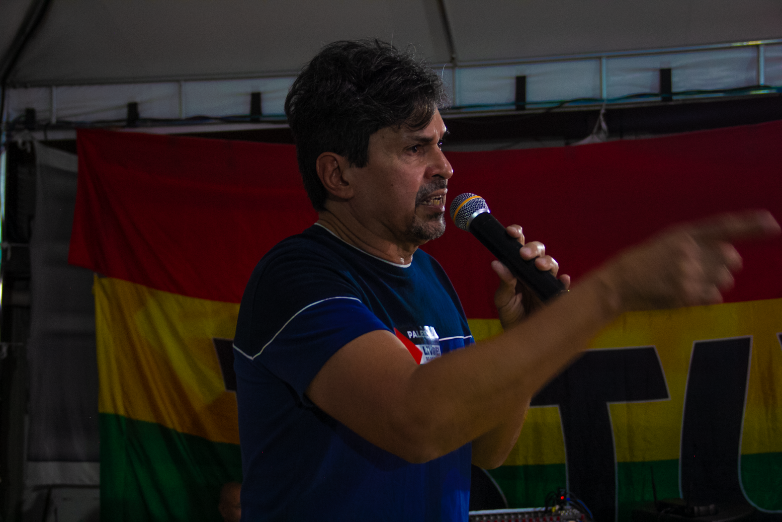 O candidato à prefeitura de São Paulo, Altino Prazeres (PSTU)